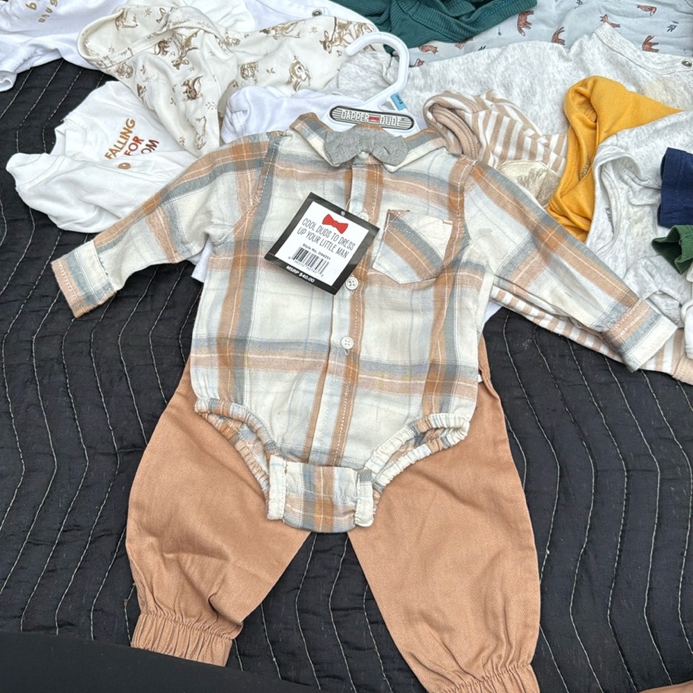 Brand New Dapper Dude Set 0-3 months
